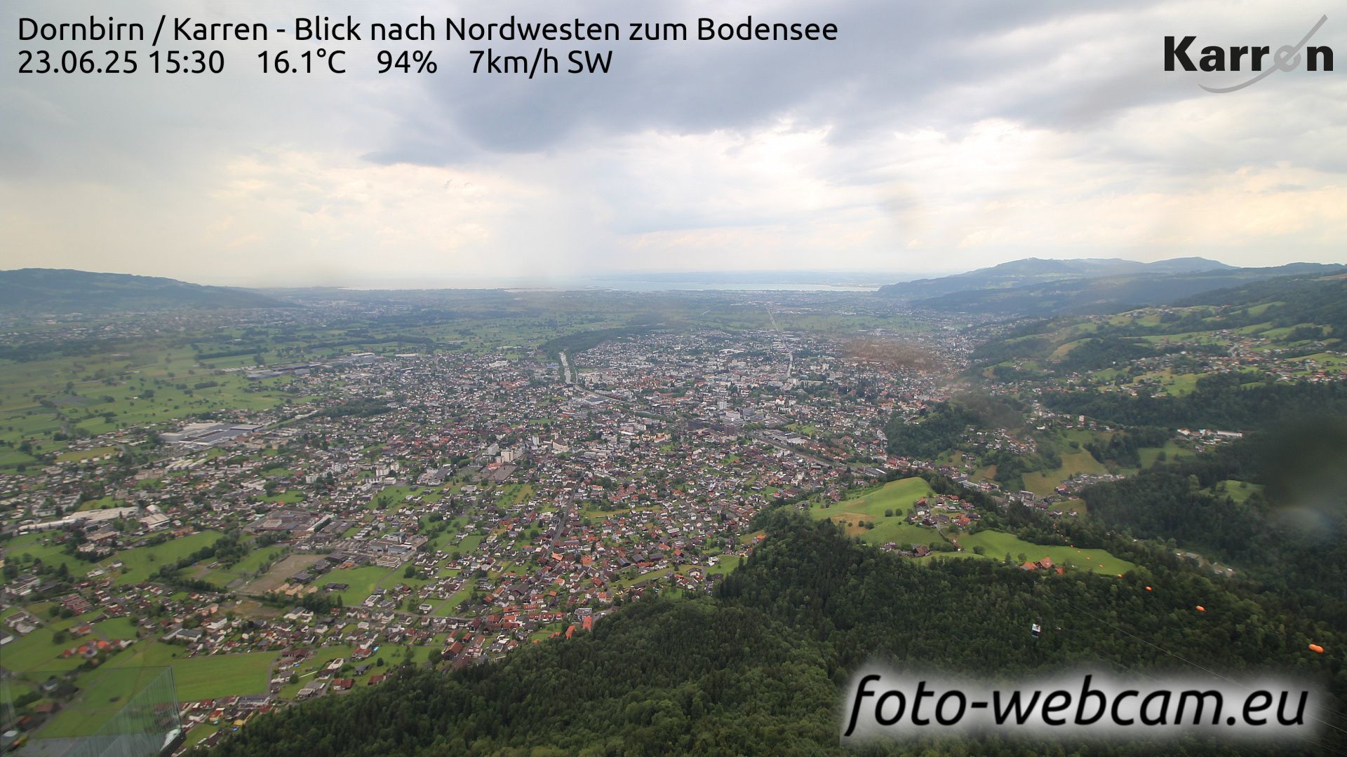 Stadt Dornbirn › North: Panoramarestaurant Karren