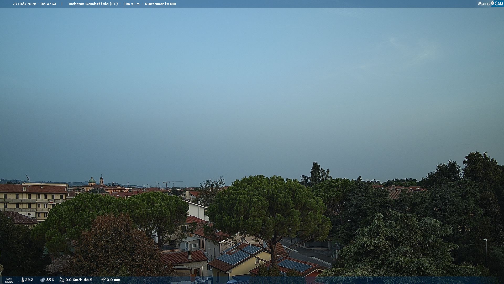 Webcam Gambettola: View over Gambettola