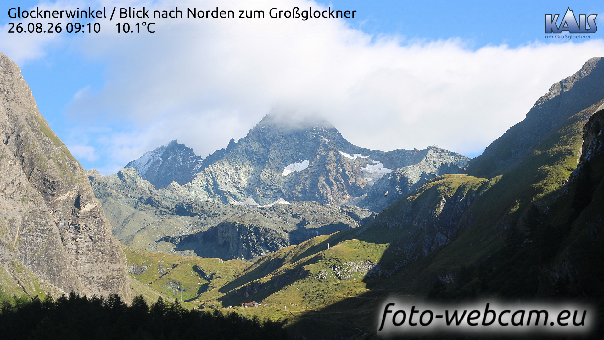 Webcam Kals am Großglockner: HD Panorama Glocknerwinkel