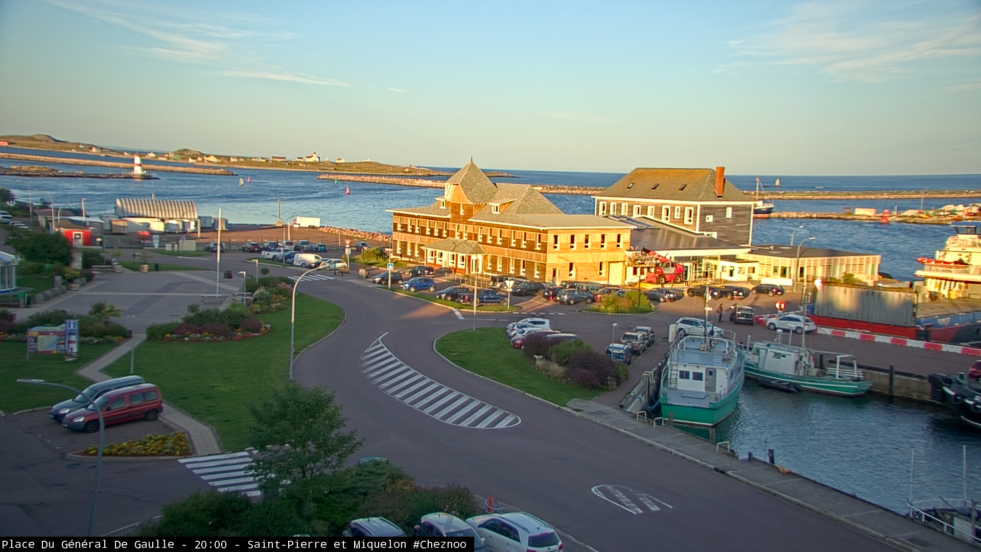 Webcam Saint-Pierre: Place du Général de Gaulle