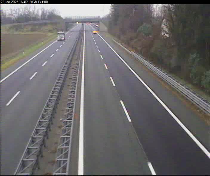 Volpiano: A5/E612, Direzione/direction: TORINO, km