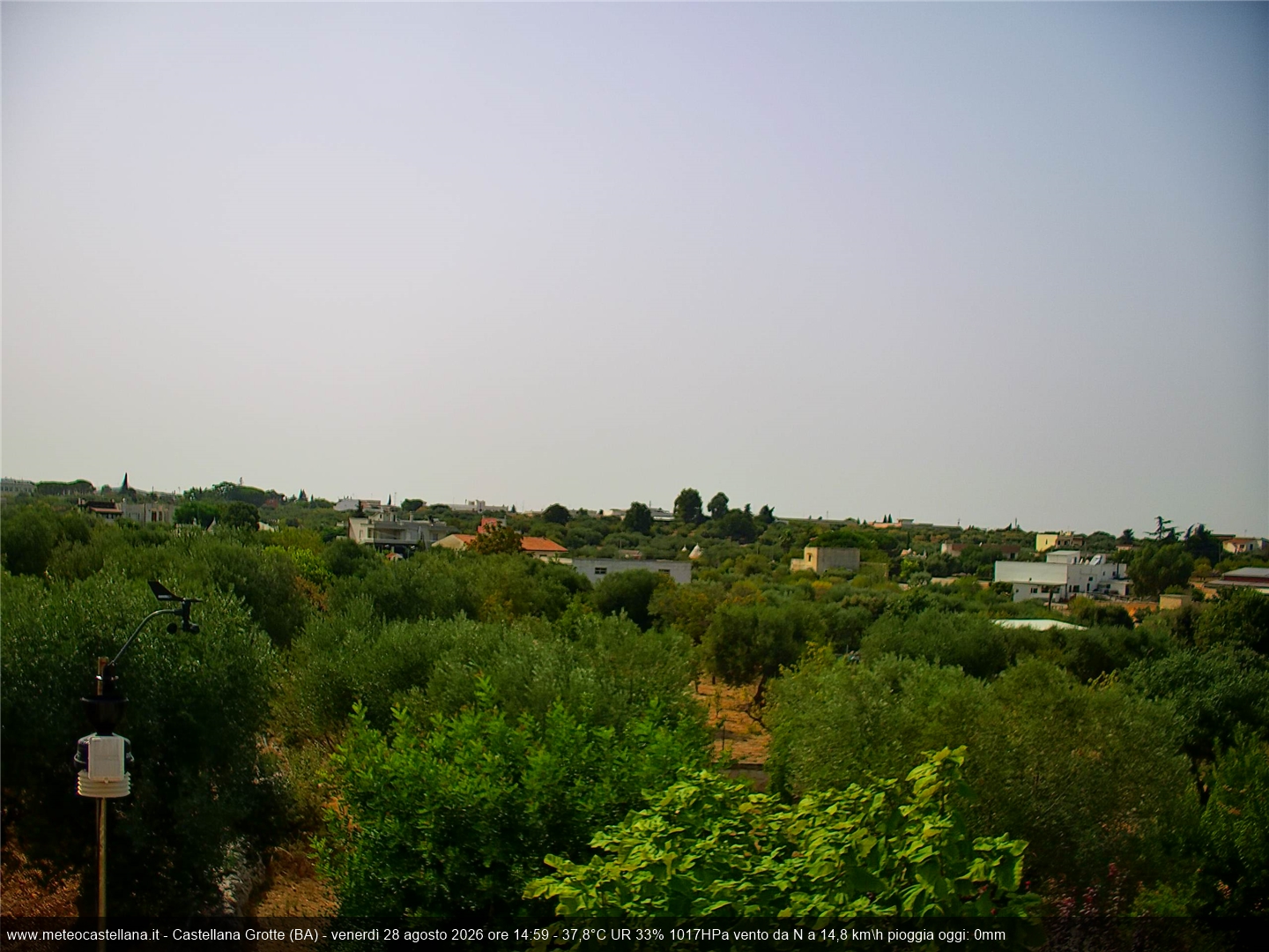 Webcam Castellana Grotte: View over Castellana Grotte