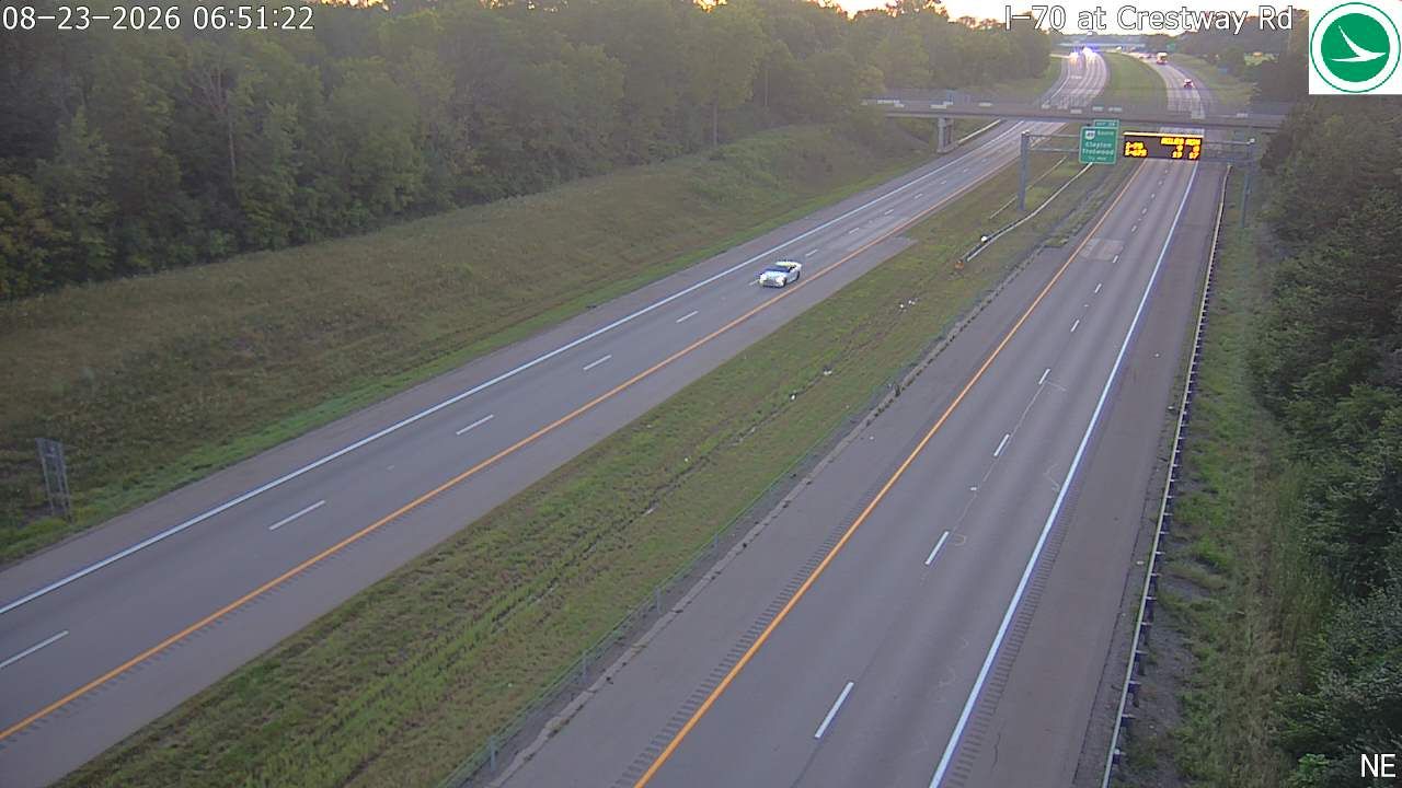 Clayton: I-70 at Crestway Rd