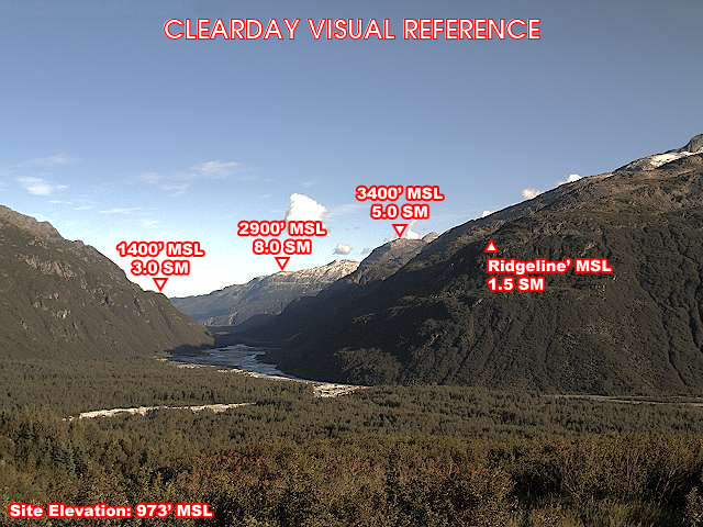 Webcam Lake Clark Pass RCO, Alaska: Lake Clark Pass RCO Airfield, View in SouthEastern Direction