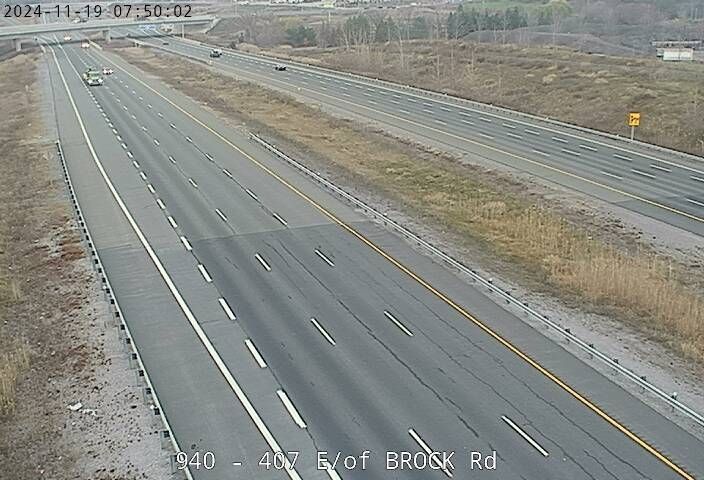 Pickering: 407 West of sideline