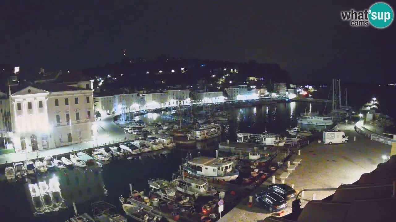 Webcam Piran: Port / Villa Piranesi