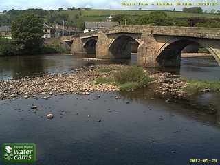 Webcam Haydon Bridge: River South Tyne at Haydon Bridge