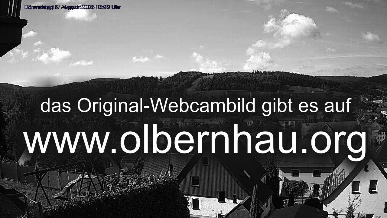 Webcam Olbernhau: View of Olbernhau