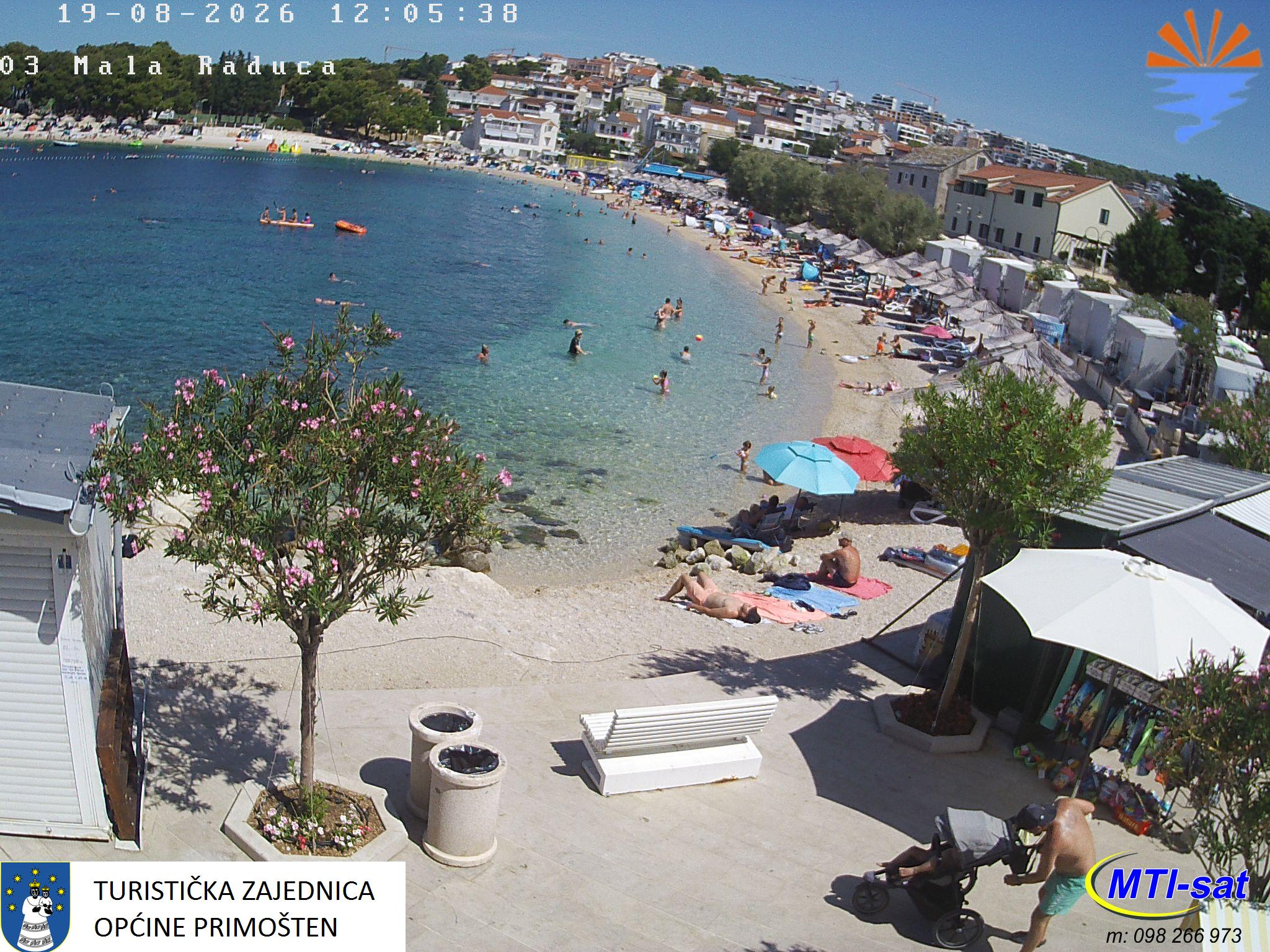 Webcam Primošten: Mala Raduča Beach