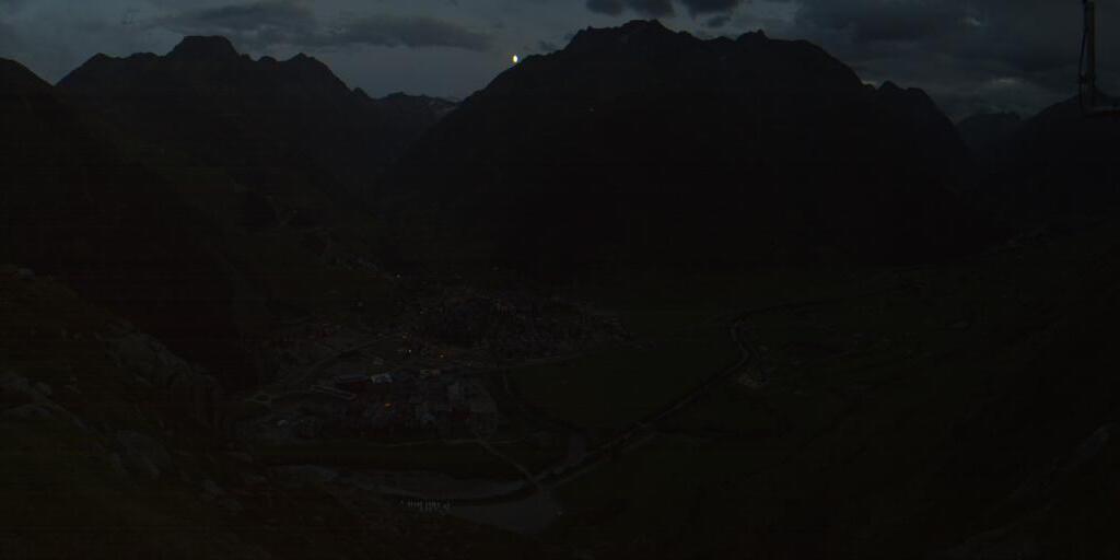 Webcam Andermatt: roundshot 160° Panorama Andermatt