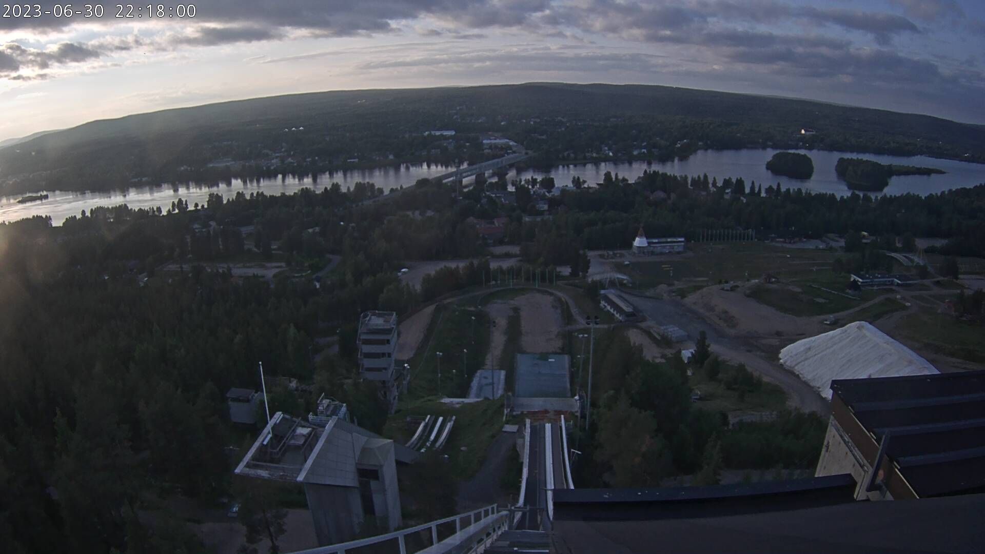 Rovaniemi: Ounasvaara, panoramic view