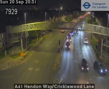 London: A41 Hendon Way/Cricklewood Lane