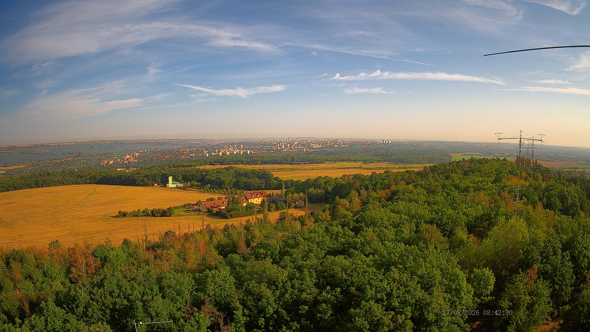 Kytin: Točna - Středočeský kraj, Česko: Prague from Tocna