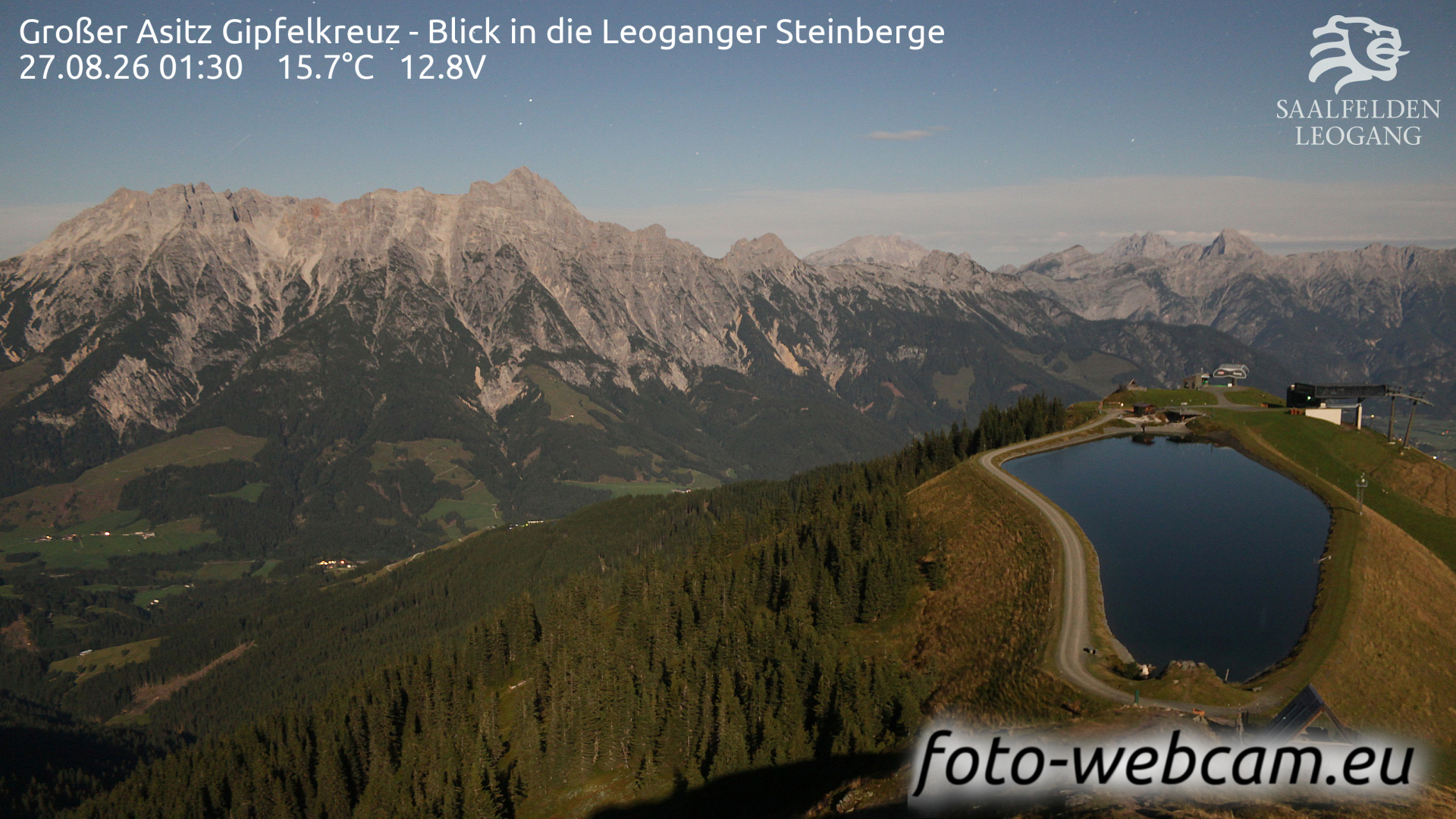 Webcam Leogang: HD Panorama Asitz