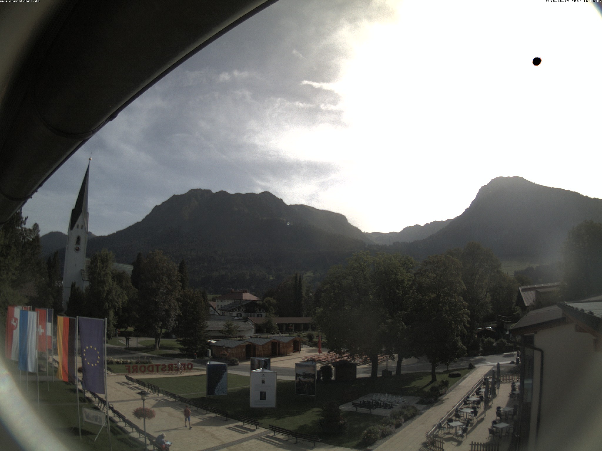 Webcam Oberstdorf: View over Oberstdorf