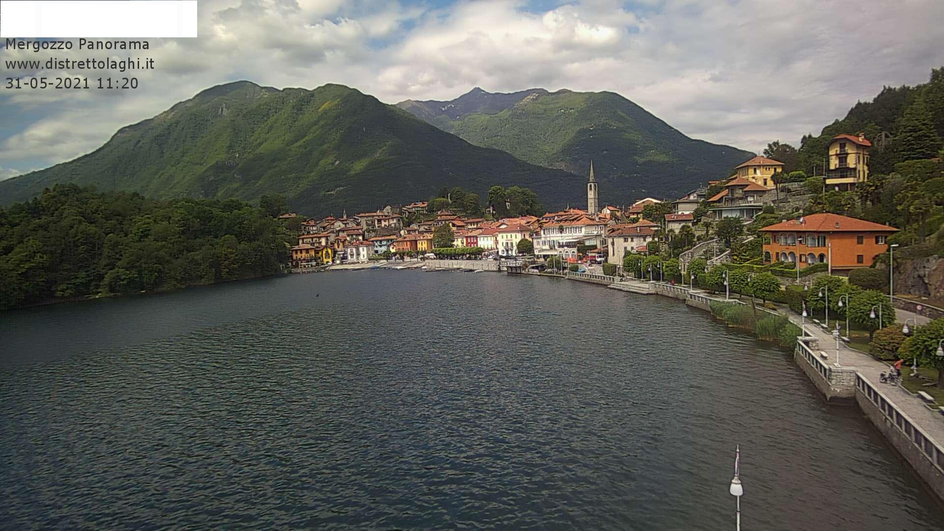 Webcam Mergozzo: View of Mergozzo
