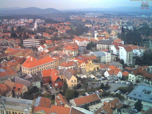 Webcam Veszprém: View onto Veszprém