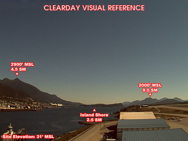 Webcam Ketchikan, Alaska: Ketchikan Airfield (PAKT), View in SouthEastern Direction