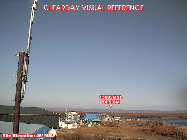Webcam Selawik, Alaska: Selawik Airfield (PASK), View in Northern Direction