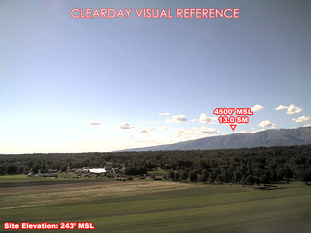 Webcam Palmer, Alaska: Palmer Airfield (PAAQ), View in NorthWestern Direction
