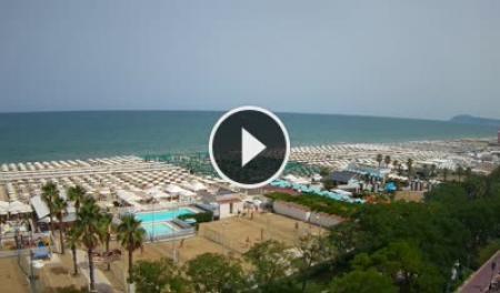 Webcam Riccione: Beach Panorama