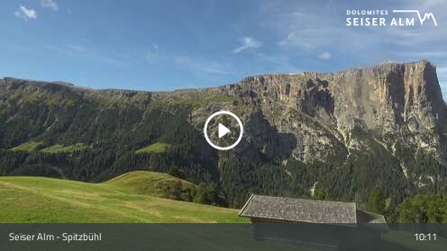 Webcam Seis am Schlern: Spitzbühl