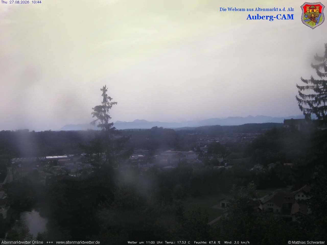 Webcam Altenmarkt a. d. Alz: Auberg-CAM