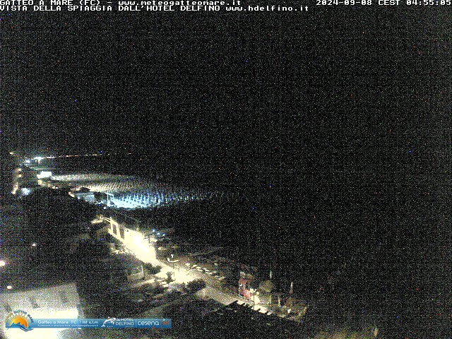 Webcam Gatteo a Mare: Beach Panorama