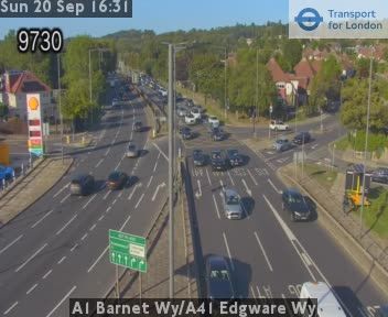 London Borough of Barnet: A1 Barnet Wy/A41 Edgware Wy