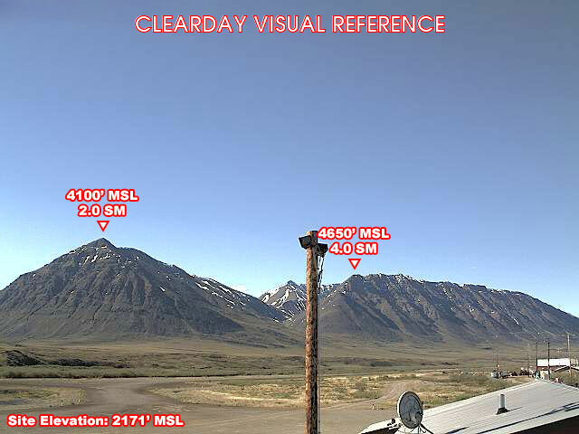 Webcam Anaktuvuk Pass, Alaska: Anaktuvuk Pass Airfield (PAKP), View in Southern Direction