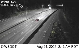 Olympia: I-5 at MP 105.2: Henderson Blvd