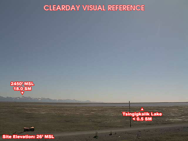 Webcam Quinhagak, Alaska: Quinhagak Airfield (PAQH), View in Southern Direction