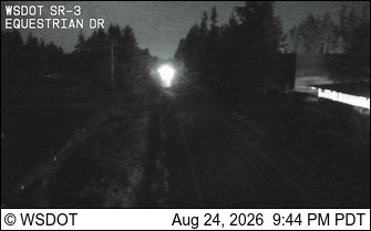 Poulsbo › South: SR 3 at MP 54: Equestrian Dr Looking South