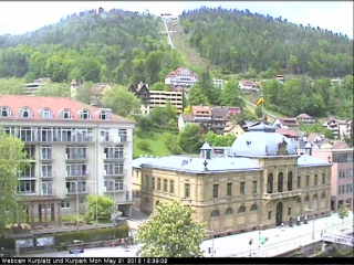 Webcam Bad Wildbad: View of the Kurplatz
