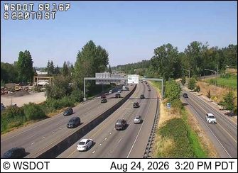 Renton: SR 167 at MP 21.8: S 220th St