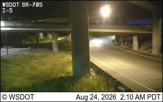 Tacoma › North: I-5 at 133.7: SB I-705 to NB I-5/SB SR 7, Elevated