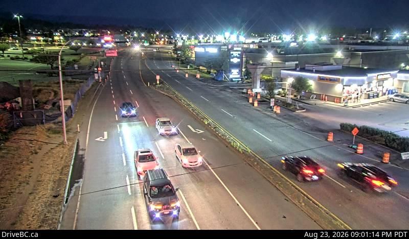 City of Langley › North-East: Hwy 10 at Fraser Hwy in Langley, looking northwest