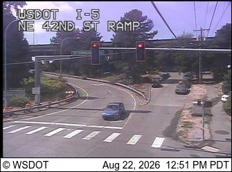 Wallingford: I-5 at MP 169.1: NE 42nd St Ramp
