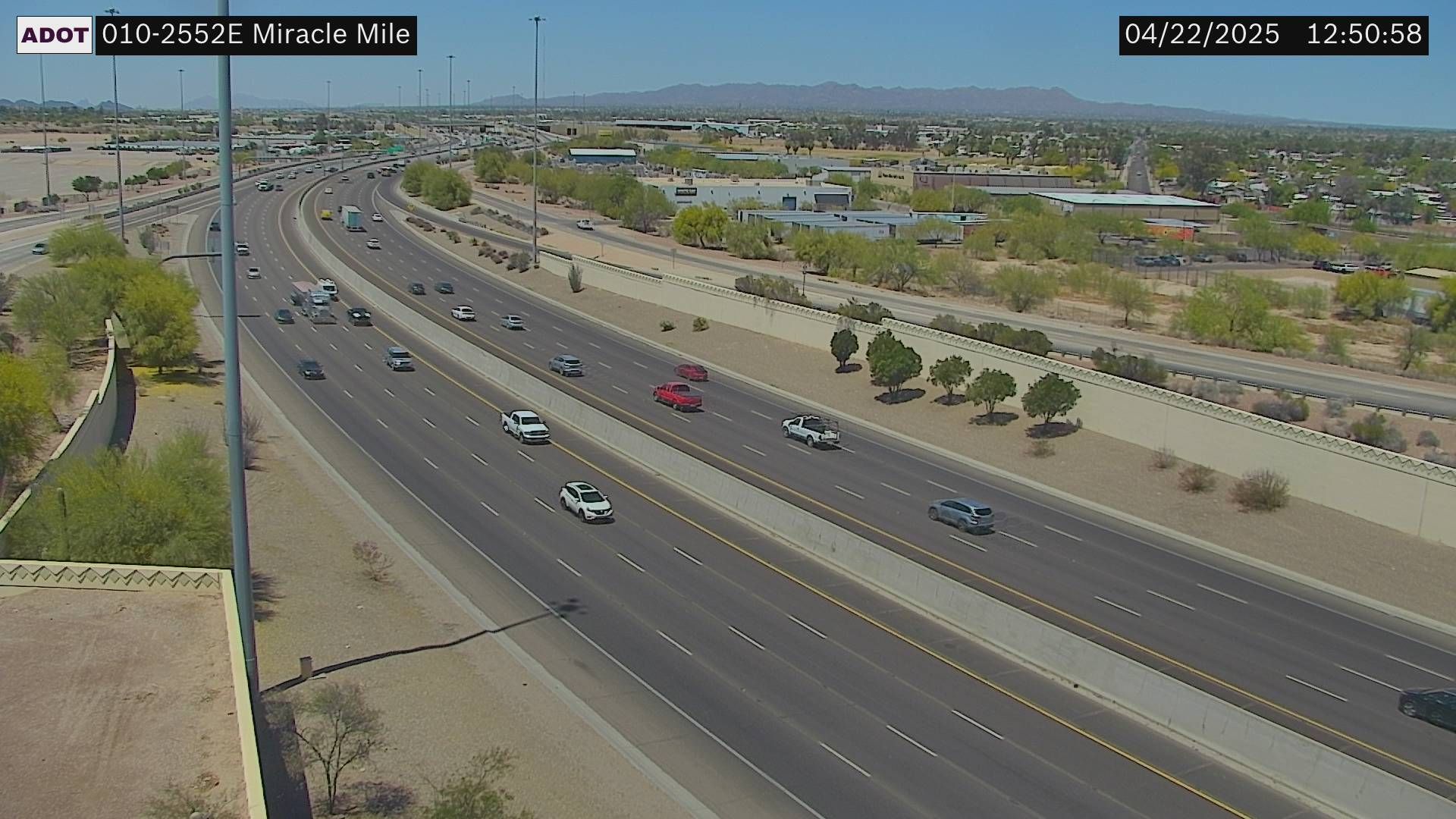 Flowing Wells › East: I-10 EB 255.20 @Miracle Mile