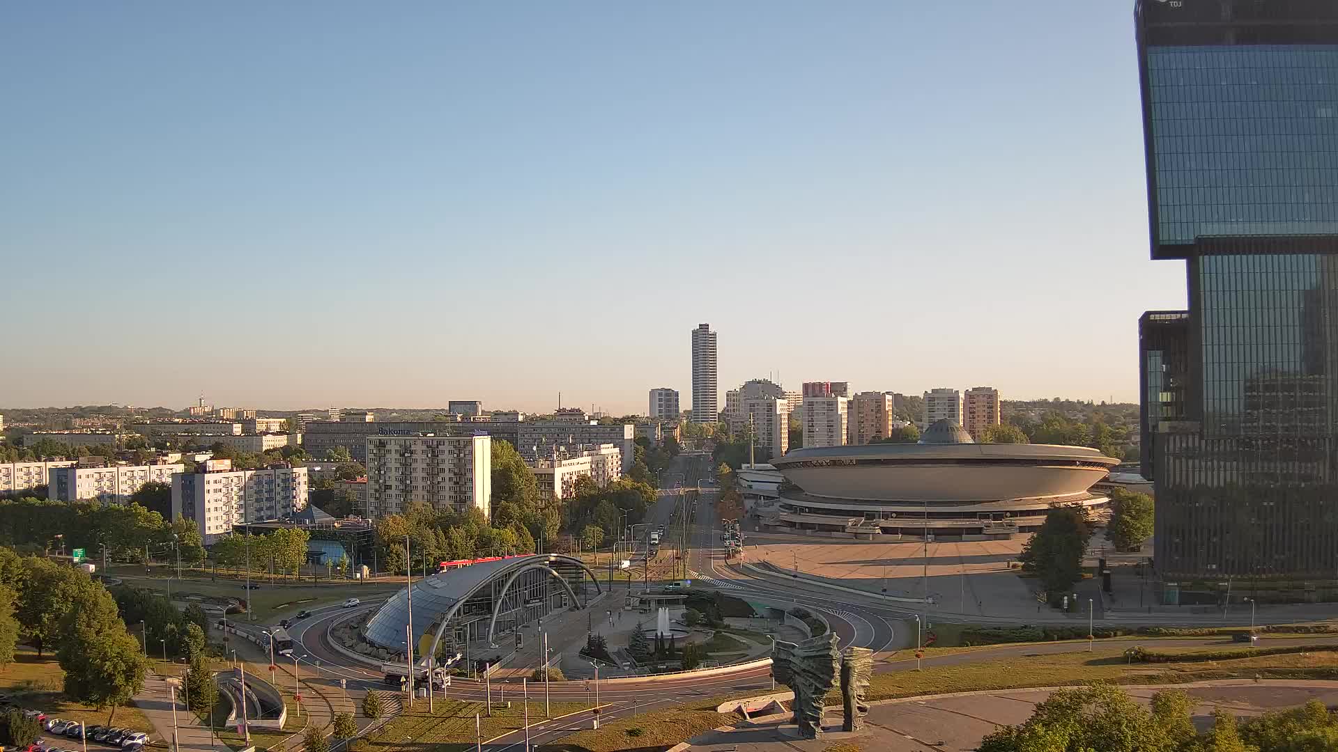 Webcam Katowice: Spodek