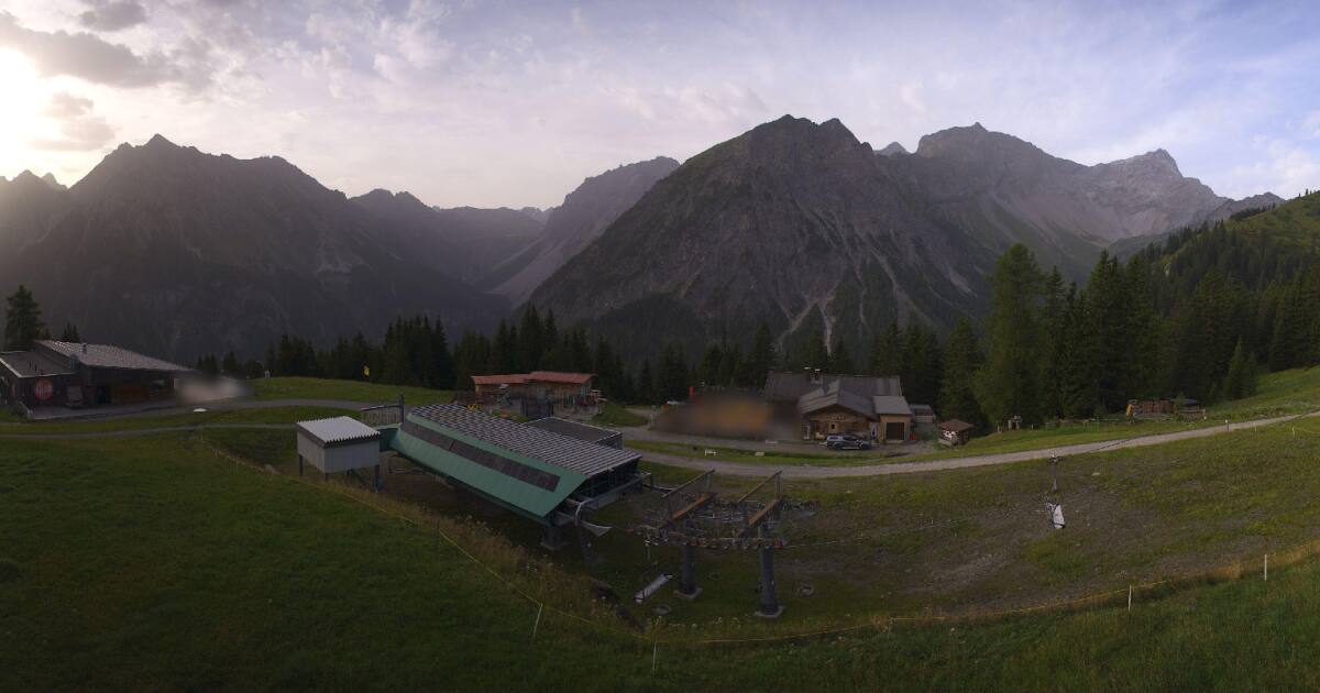 Webcam Brand bei Bludenz: PANOMAX Brandnertal Palüd