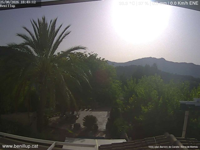 Webcam Benillup: Serra de Mariola