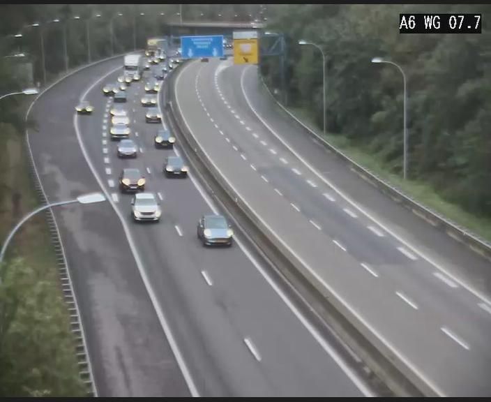 Strassen: A6 Bridel