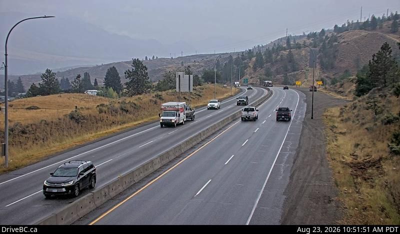 Sagebrush › East: Hwy 1 at Peterson Creek bridge in Kamloops, looking east