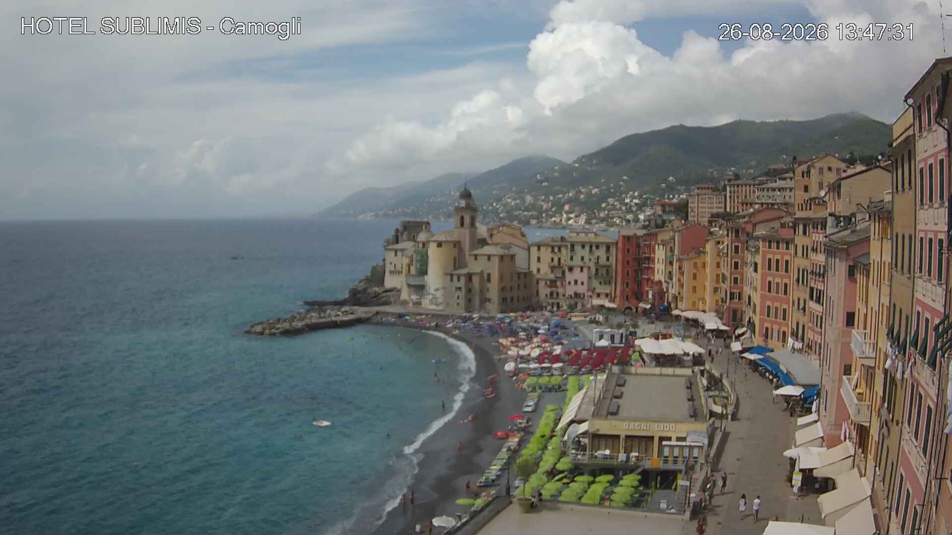 Webcam Camogli: Beachview