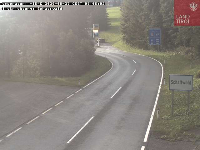 Webcam Schattwald: B199, Tannheimer Straße