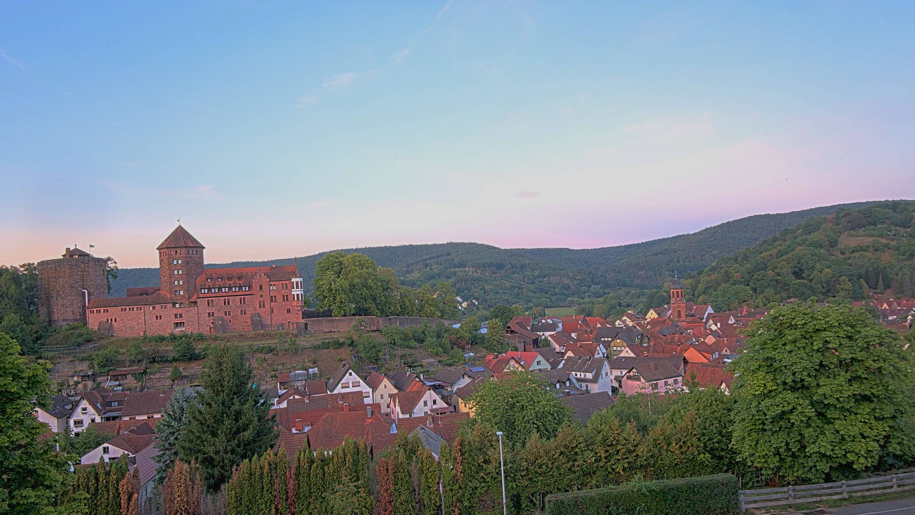 Webcam Rieneck: View over Rieneck