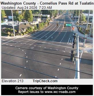 Hillsboro: Washington County - Cornelius Pass Rd at Tualatin Valley Hwy