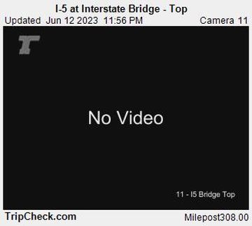 Portland: I-5 at Interstate Bridge - Top
