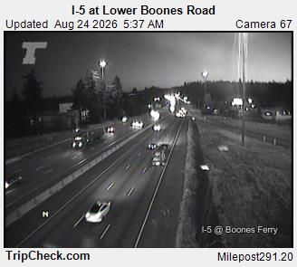 Tualatin: I-5 at Lower Boones Road